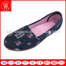 China benutzerdefinierte Frauen flache Espadrilles Schuhe Loafer Leinwand